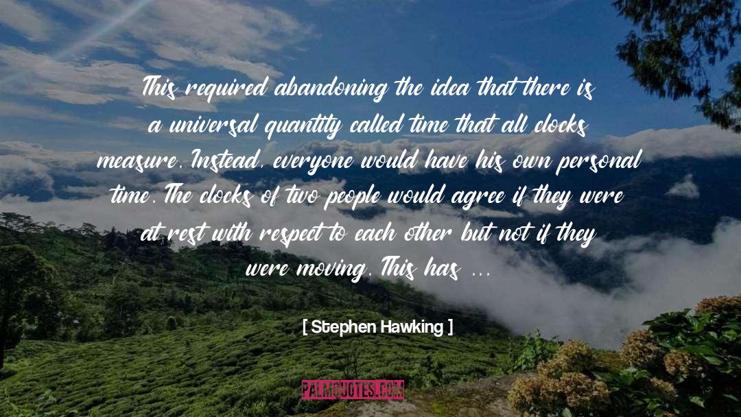 Timepiece quotes by Stephen Hawking