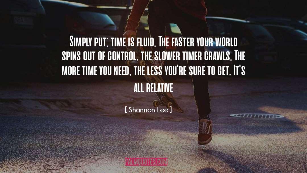 Timer quotes by Shannon Lee