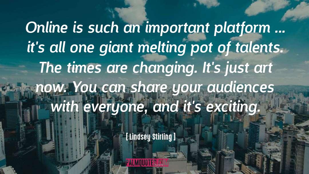 Times Are Changing quotes by Lindsey Stirling