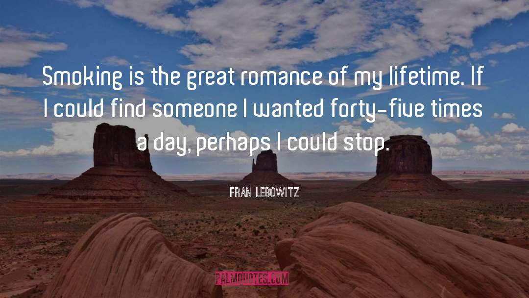 Times Of Change quotes by Fran Lebowitz