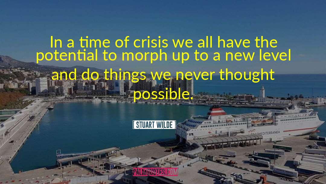 Times Of Crisis quotes by Stuart Wilde