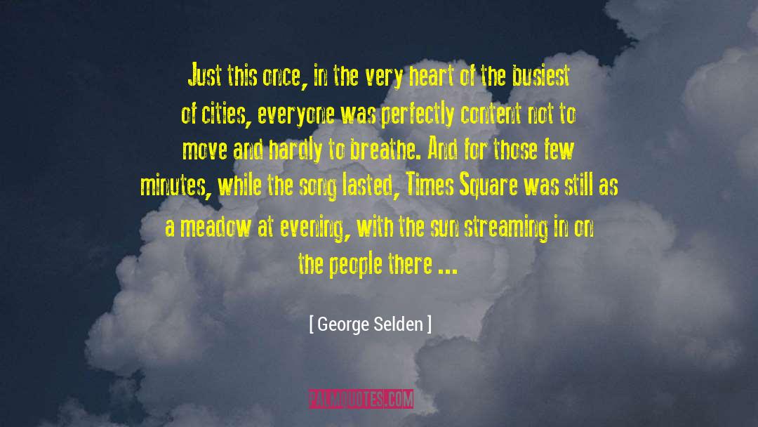 Times Square quotes by George Selden