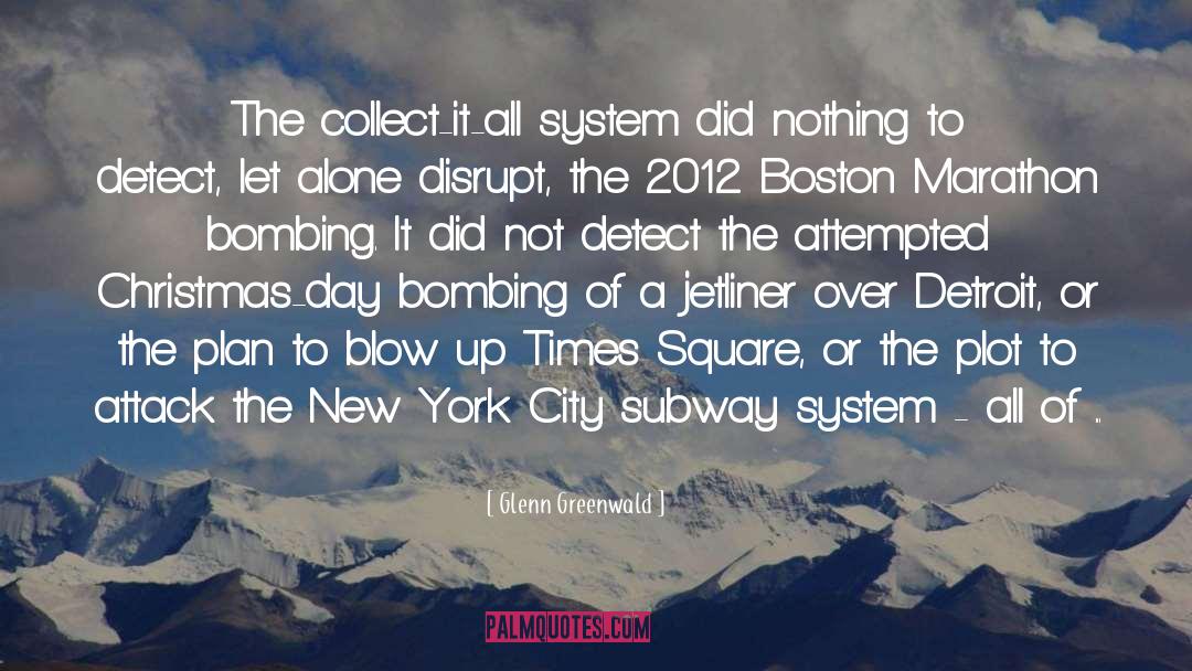 Times Square quotes by Glenn Greenwald