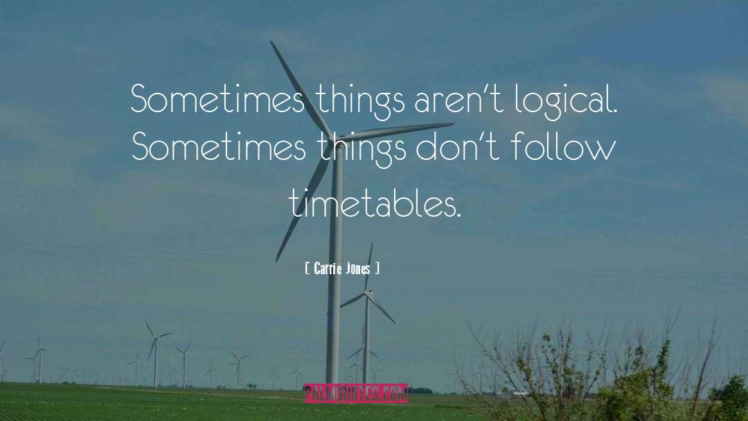 Timetables quotes by Carrie Jones