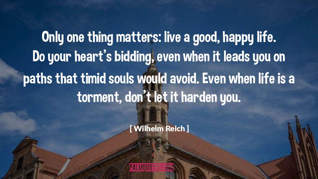 Timid Souls quotes by Wilhelm Reich