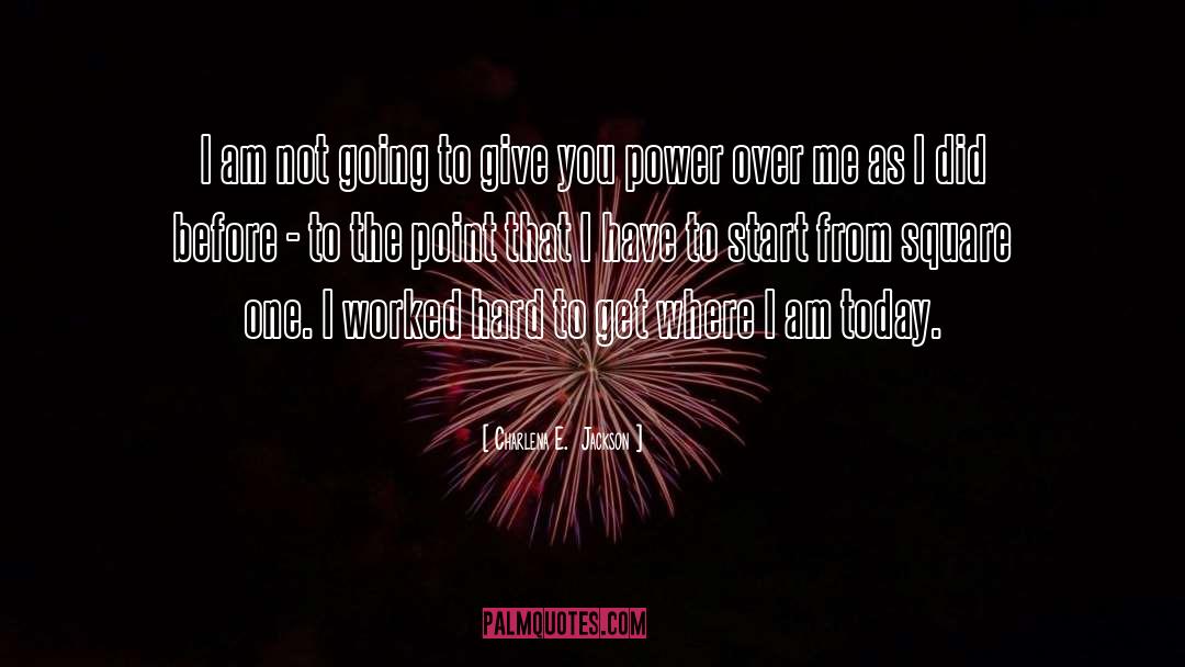 Timken Vs Ultra Power quotes by Charlena E.  Jackson