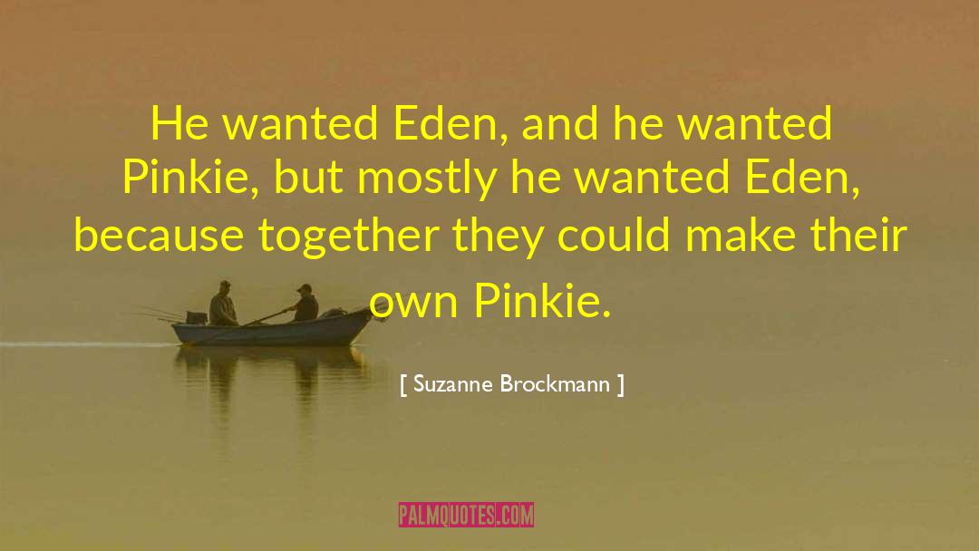Timon And Eden quotes by Suzanne Brockmann