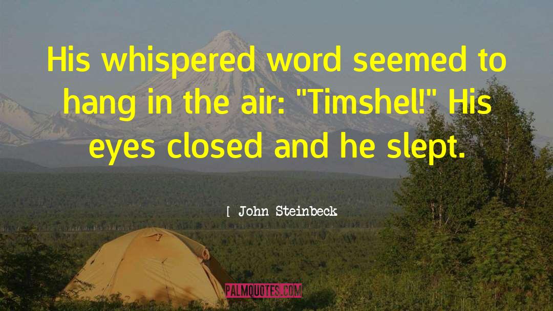 Timshel quotes by John Steinbeck