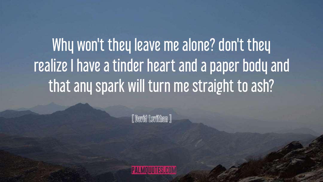 Tinder quotes by David Levithan