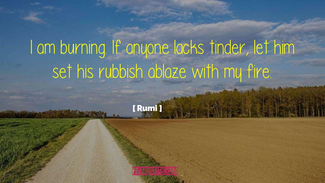 Tinder quotes by Rumi