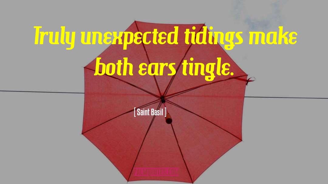 Tingle quotes by Saint Basil