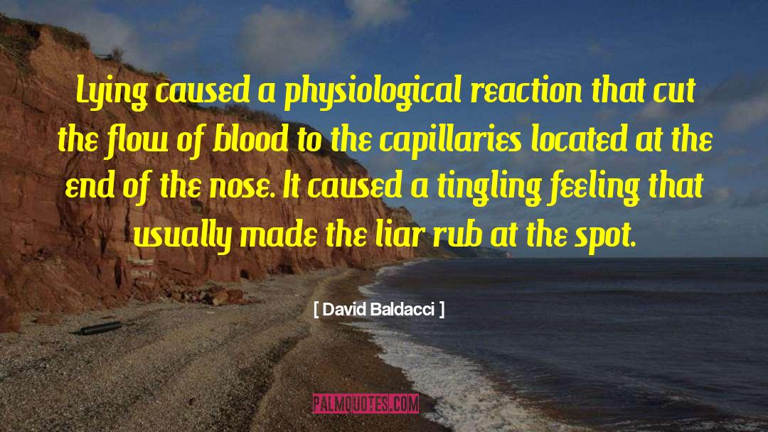 Tingling quotes by David Baldacci