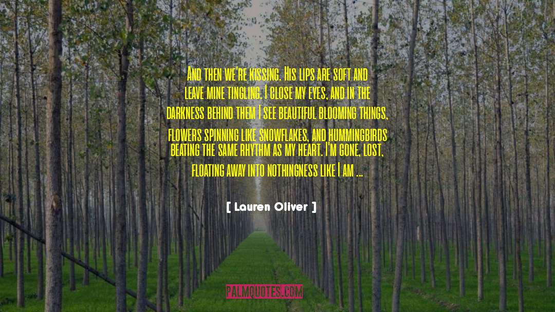 Tingling quotes by Lauren Oliver