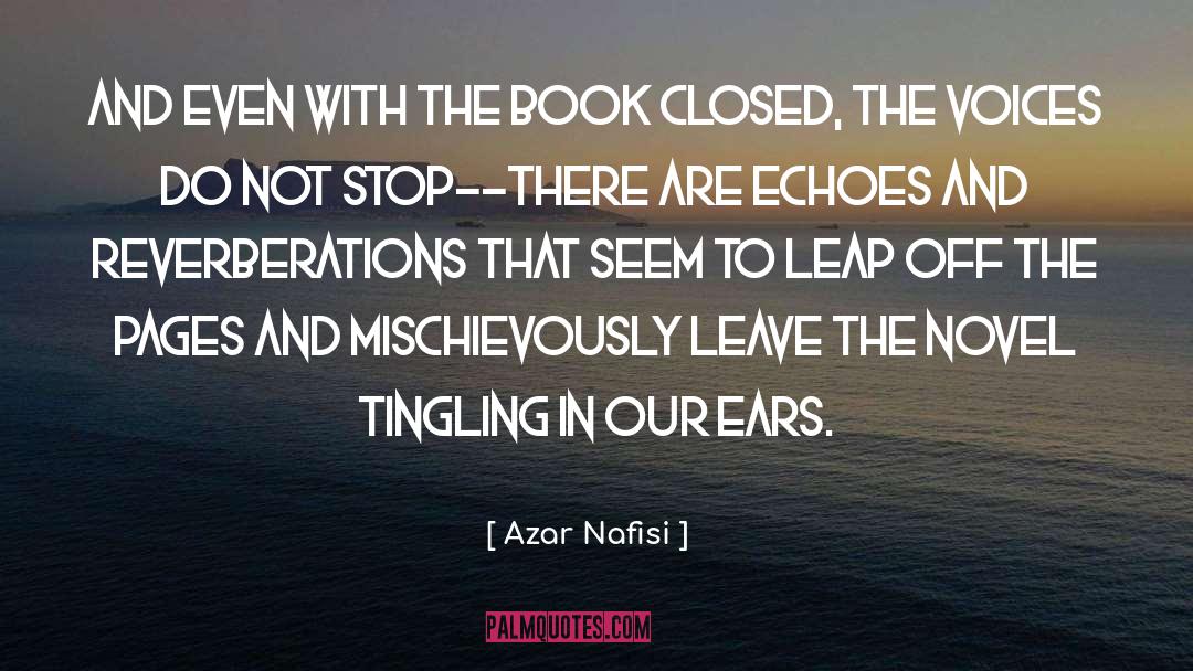 Tingling quotes by Azar Nafisi