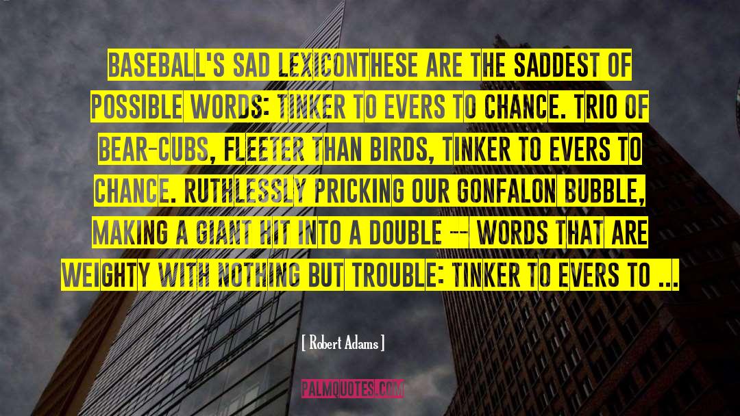 Tinker quotes by Robert Adams