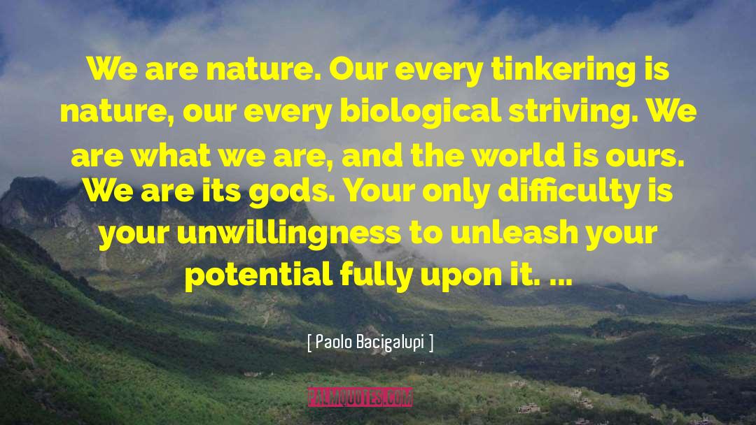 Tinkering quotes by Paolo Bacigalupi
