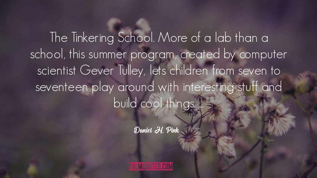 Tinkering quotes by Daniel H. Pink