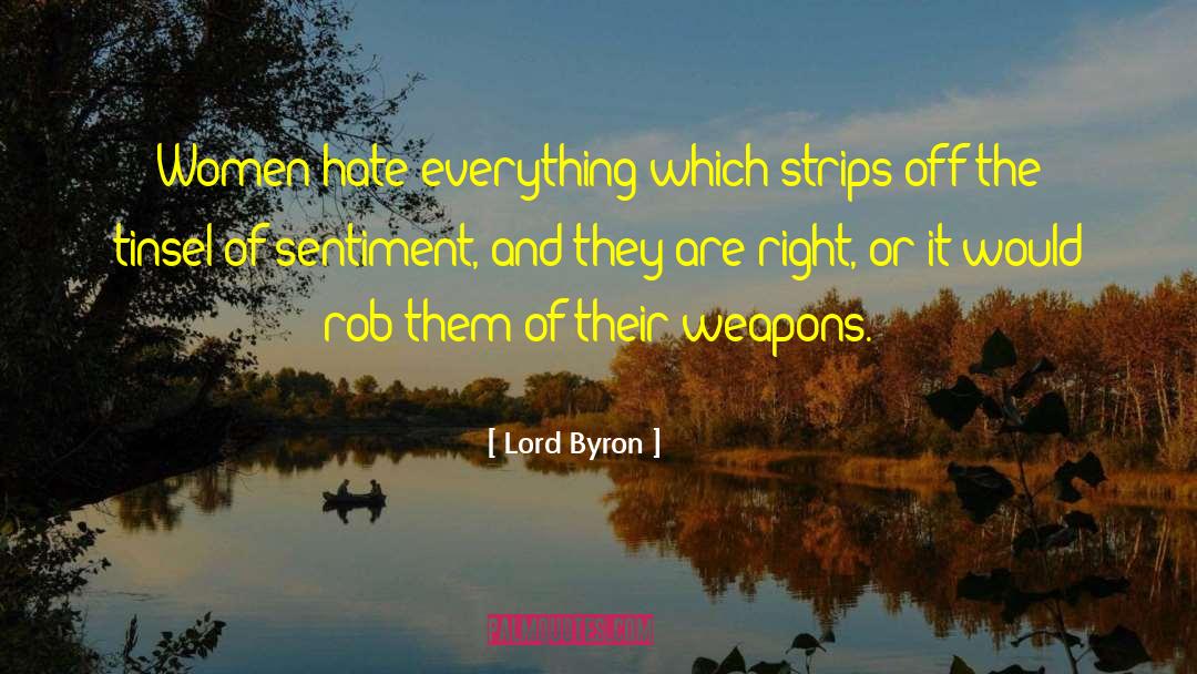 Tinsel quotes by Lord Byron