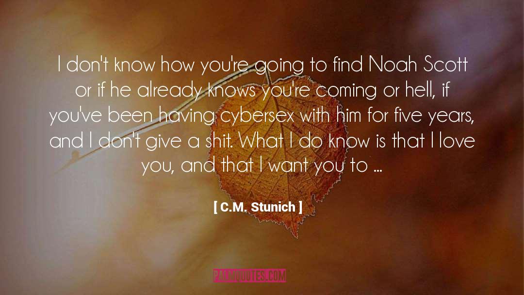 Tinseled Back quotes by C.M. Stunich
