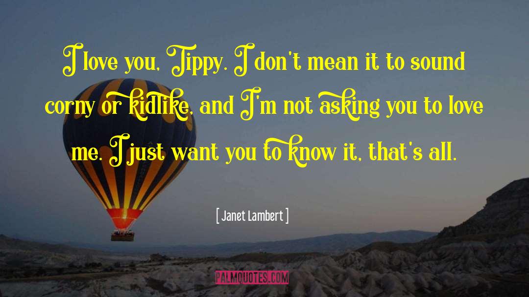 Tippy Parish quotes by Janet Lambert