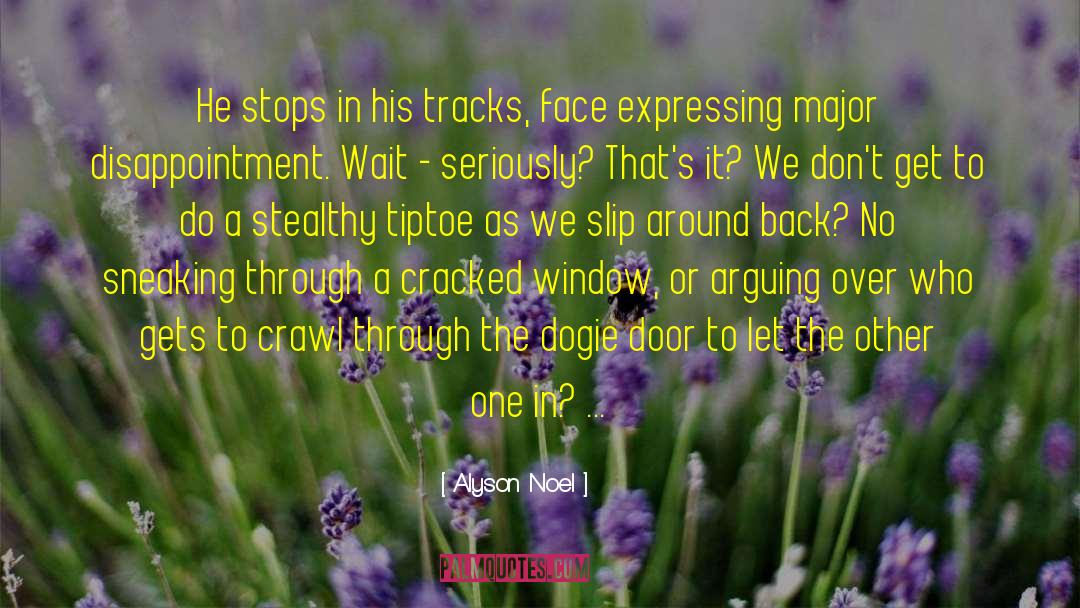 Tiptoe quotes by Alyson Noel