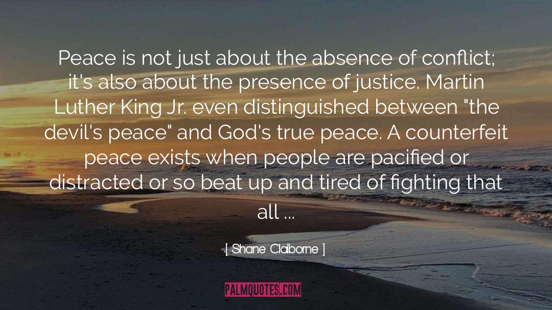 Tired Of Fighting quotes by Shane Claiborne