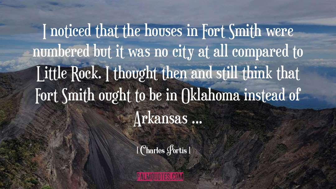 Tischner Arkansas quotes by Charles Portis