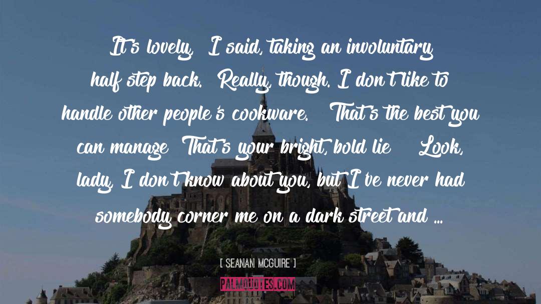 Titanium Cookware quotes by Seanan McGuire
