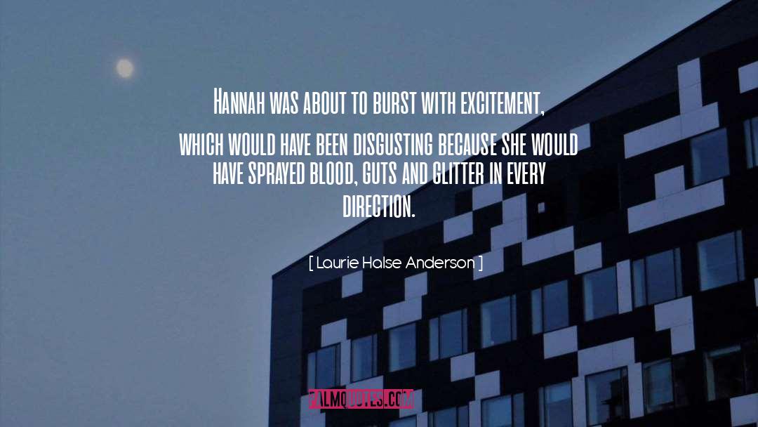 Titer Blood quotes by Laurie Halse Anderson