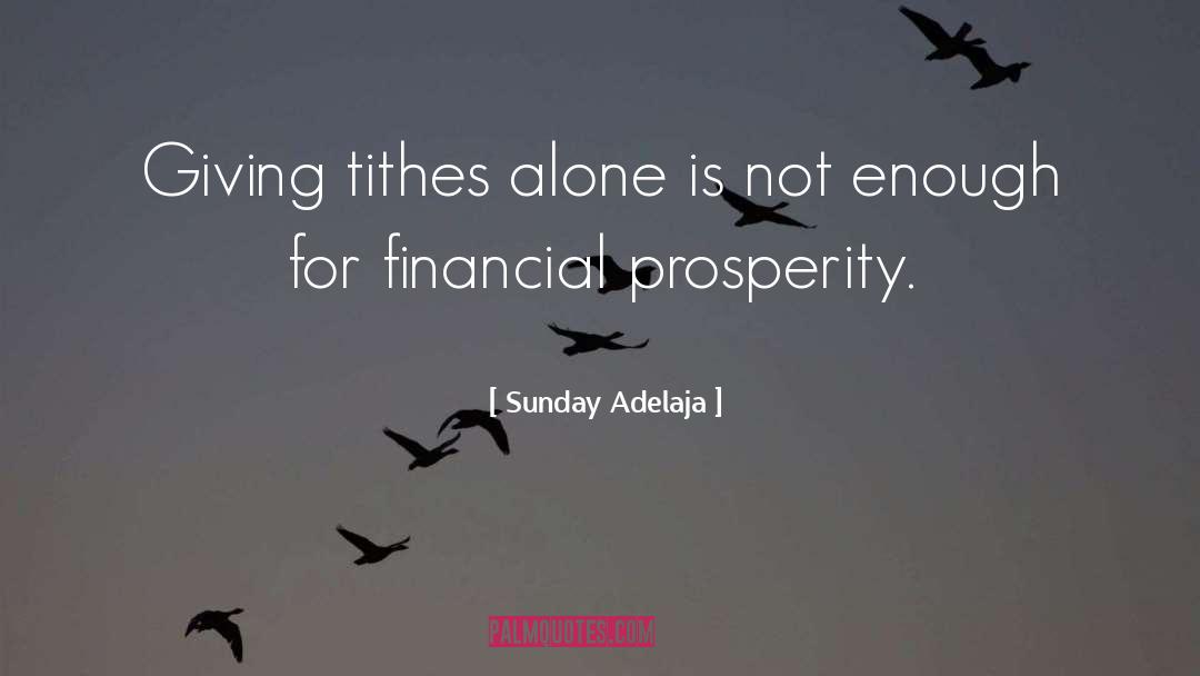 Tithes quotes by Sunday Adelaja