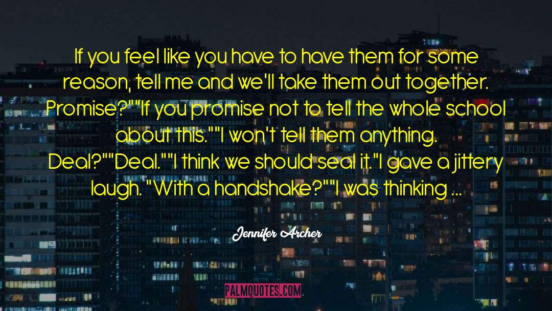 Tls Handshake quotes by Jennifer Archer