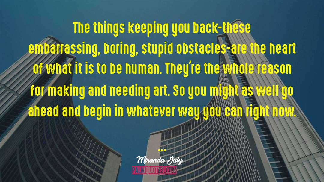 To Be Human quotes by Miranda July