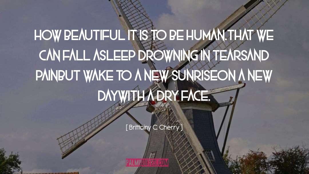 To Be Human quotes by Brittainy C. Cherry