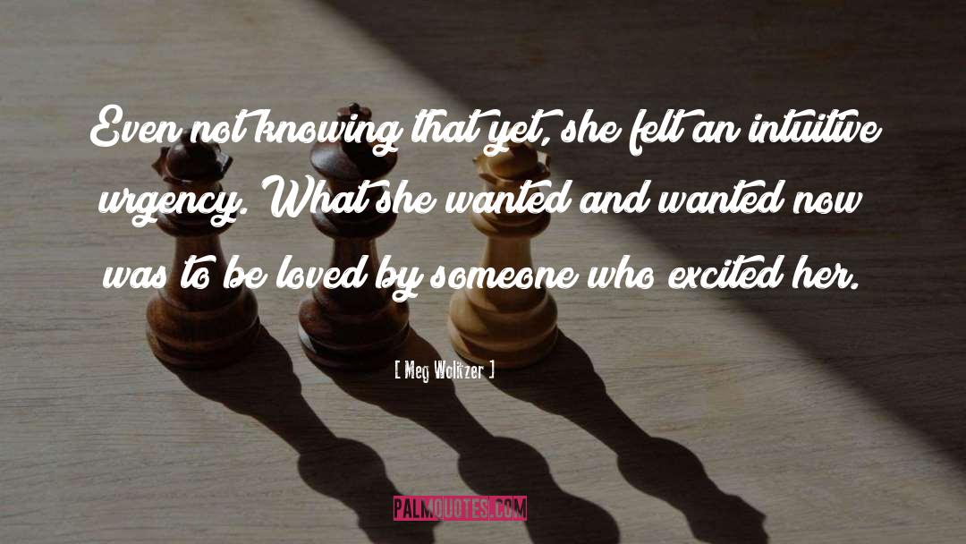 To Be Loved quotes by Meg Wolitzer