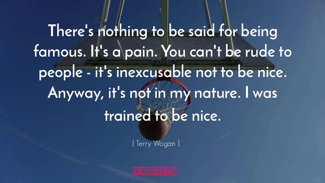 To Be Nice quotes by Terry Wogan