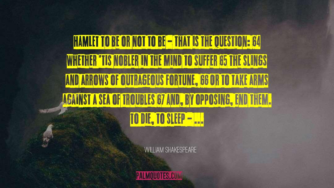 To Be Or Not To Be quotes by William Shakespeare