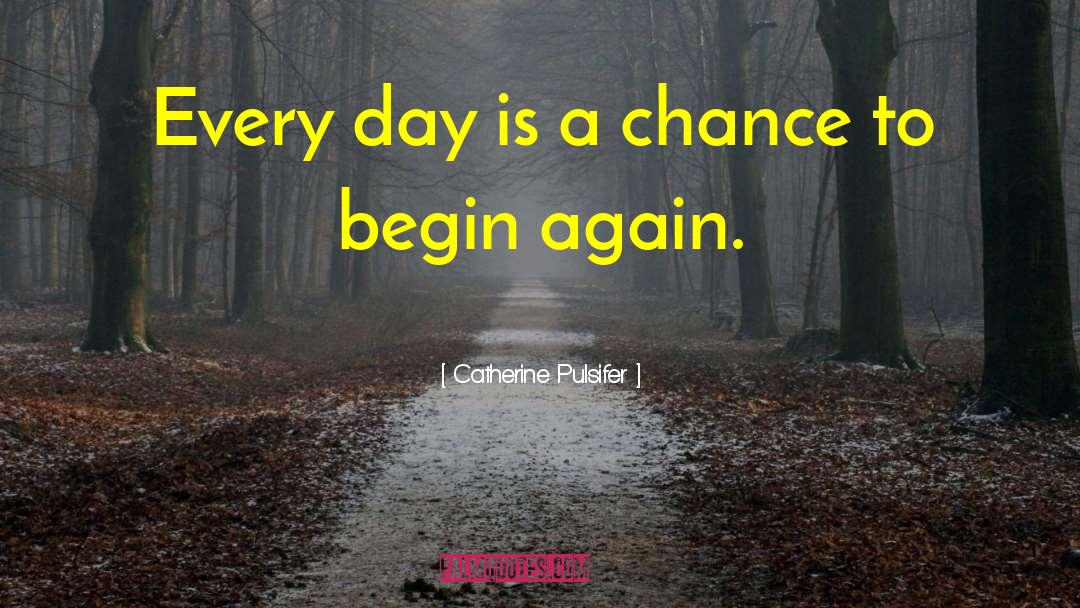 To Begin Again quotes by Catherine Pulsifer