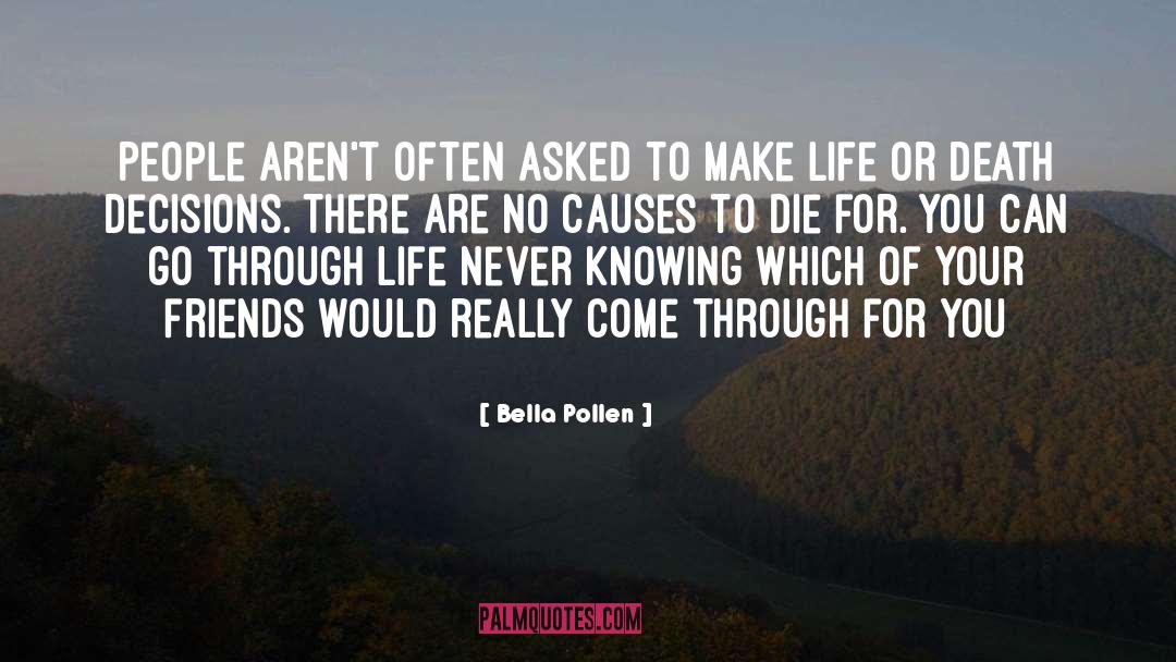 To Die For quotes by Bella Pollen