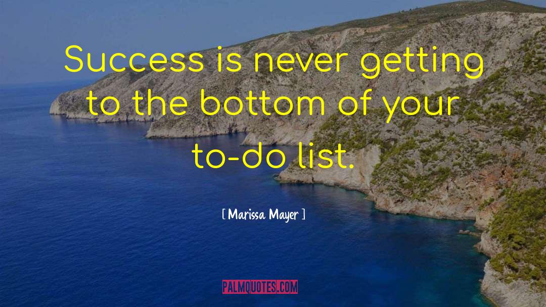 To Do List quotes by Marissa Mayer