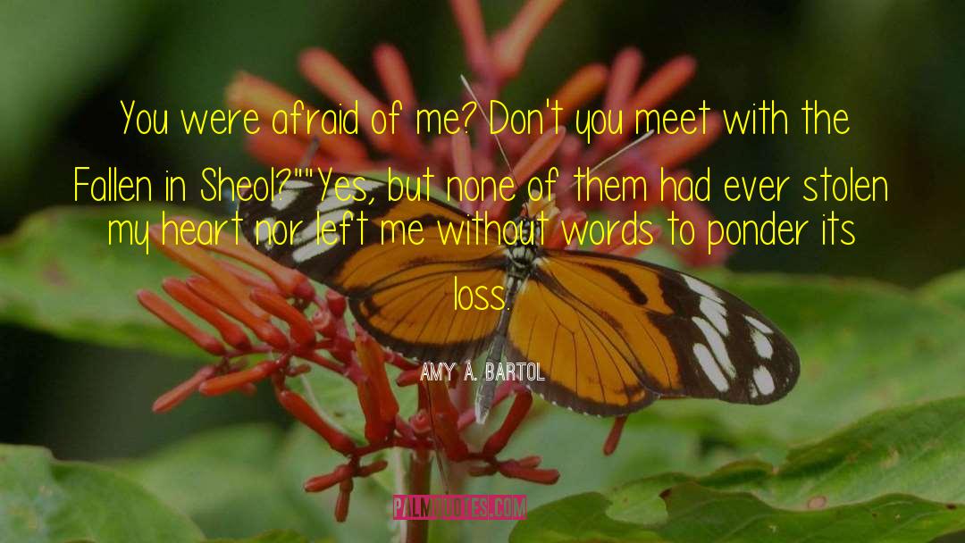To Ponder quotes by Amy A. Bartol
