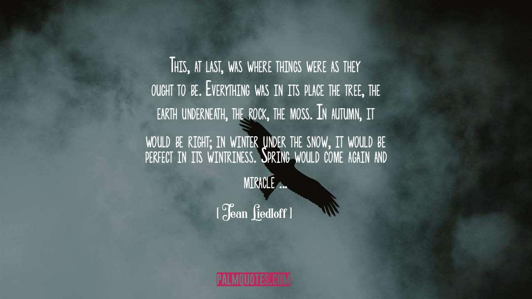To Snow Under quotes by Jean Liedloff
