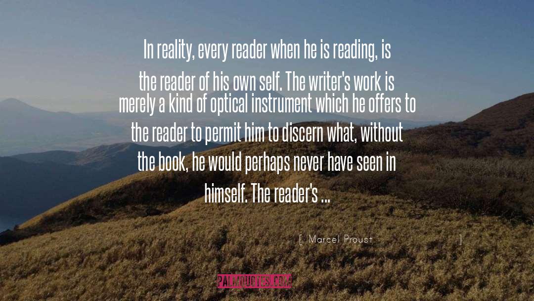 To The Reader quotes by Marcel Proust