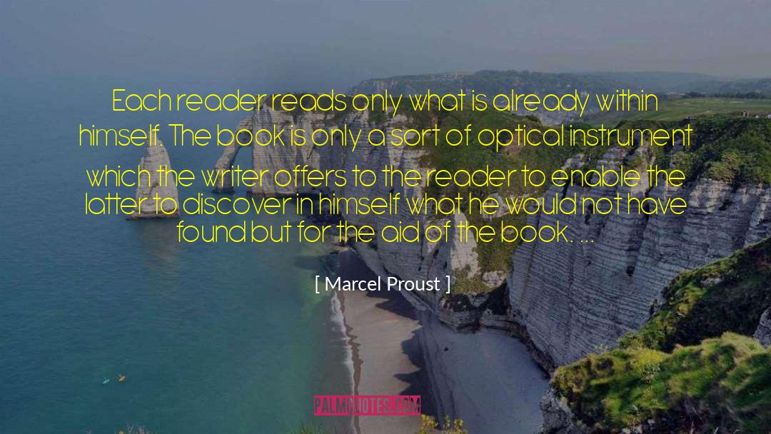 To The Reader quotes by Marcel Proust