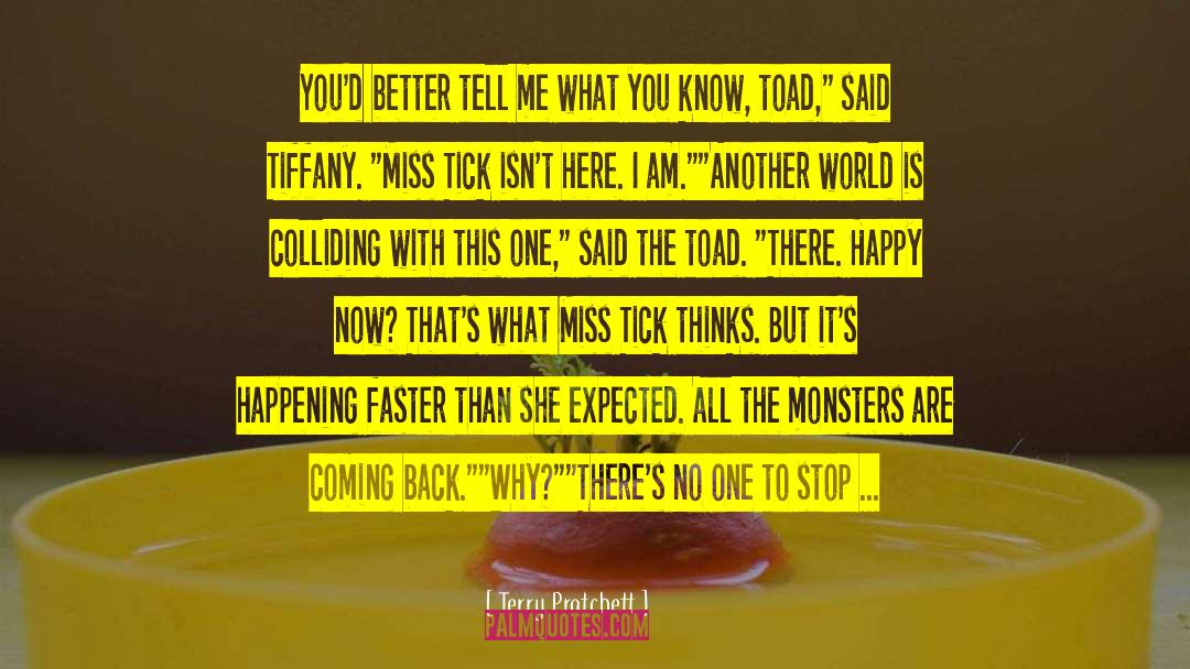 Toads quotes by Terry Pratchett