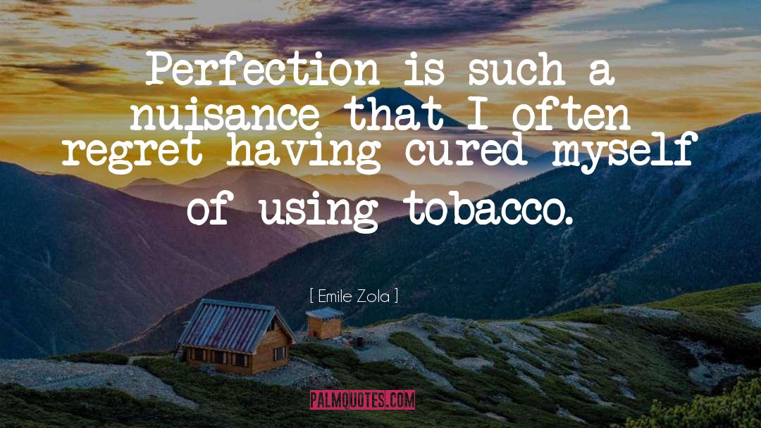 Tobacco Smoking quotes by Emile Zola