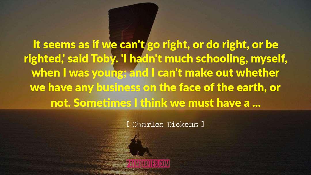 Toby Klein quotes by Charles Dickens