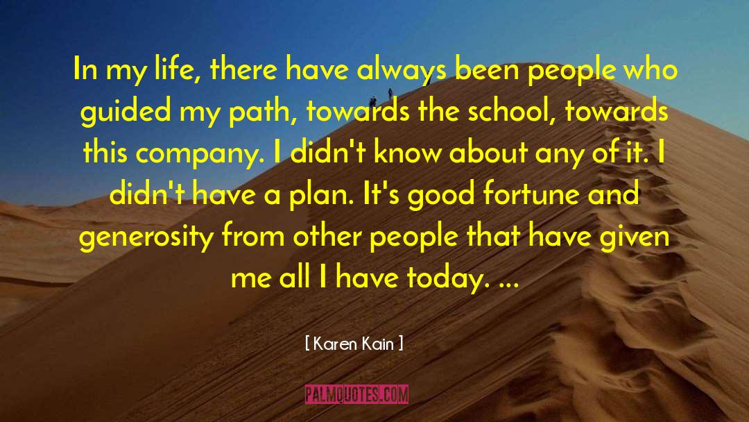 Today Life quotes by Karen Kain