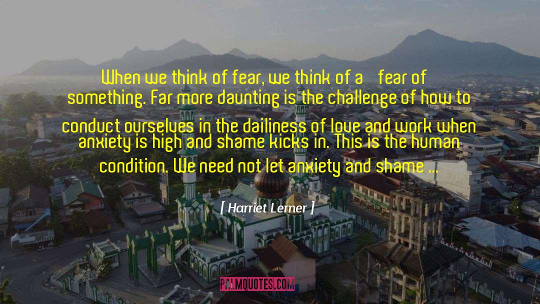 Todays World quotes by Harriet Lerner