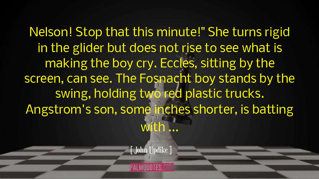 Toddlers quotes by John Updike