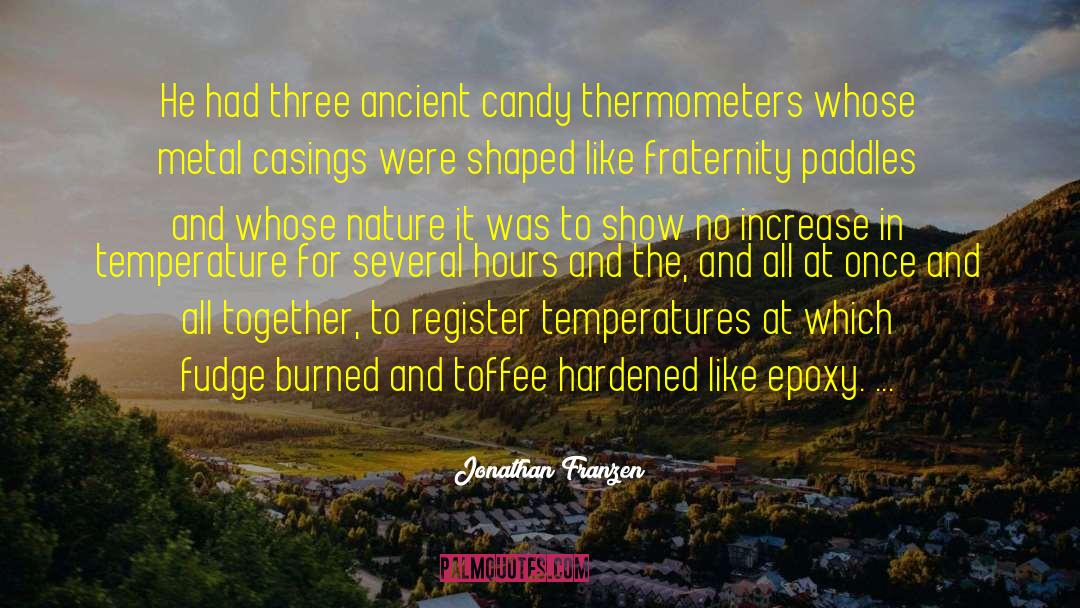 Toffee quotes by Jonathan Franzen